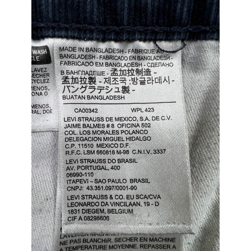Levis 514 Mens 36x34 Black Corduroy Straight Leg Stretch Pants 00514-0090 - Picture 9 of 16